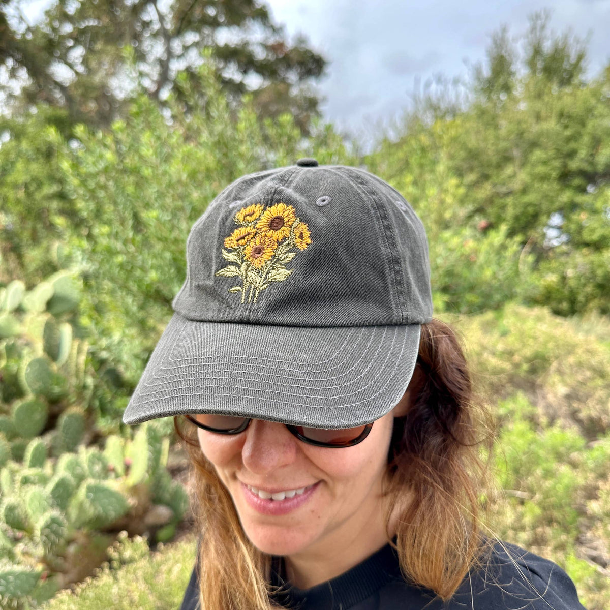 Sunflower Lover Hat Unisex , , , Long Sleeve Tee