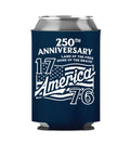 250th Anniversary Blue Koozie - 4697 Unisex , , , Long Sleeve Tee