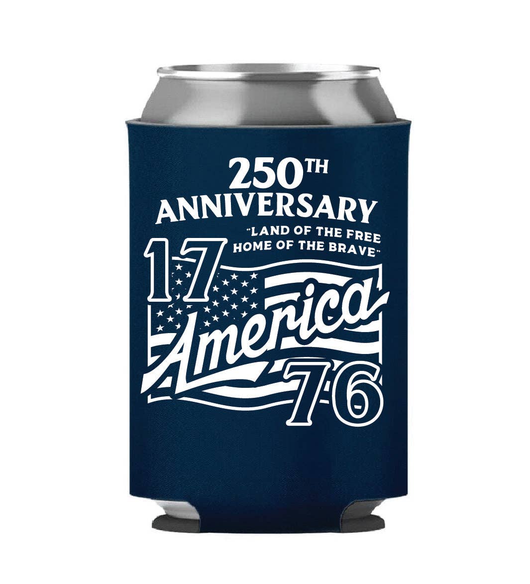 250th Anniversary Blue Koozie - 4697 Unisex , , , Long Sleeve Tee
