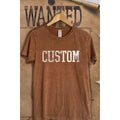 Custom State  Vintage  Mineral Wash  Graphic  Tee