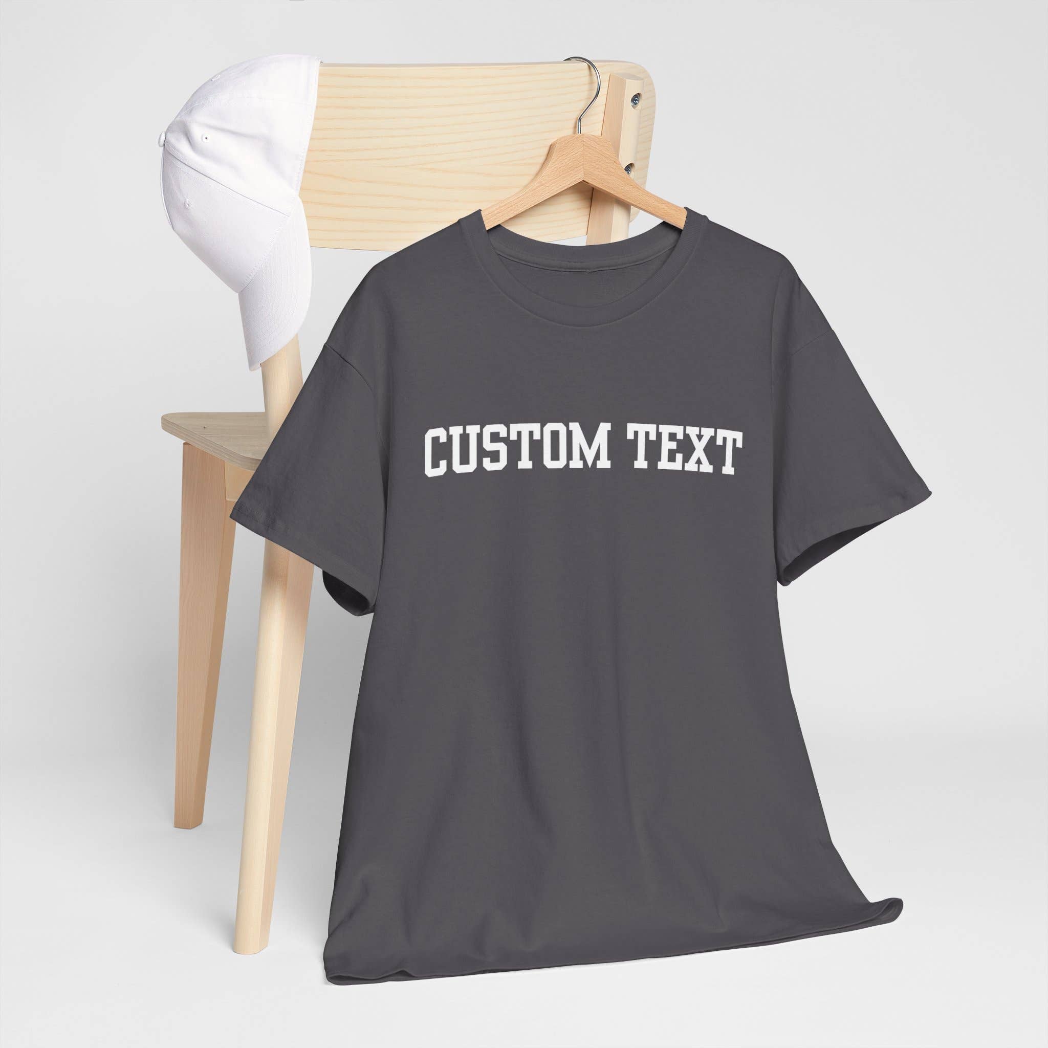 Custom Printed Logo Tee Shirt - Custom Text/Artwork Tshirt Unisex , , , Long Sleeve Tee