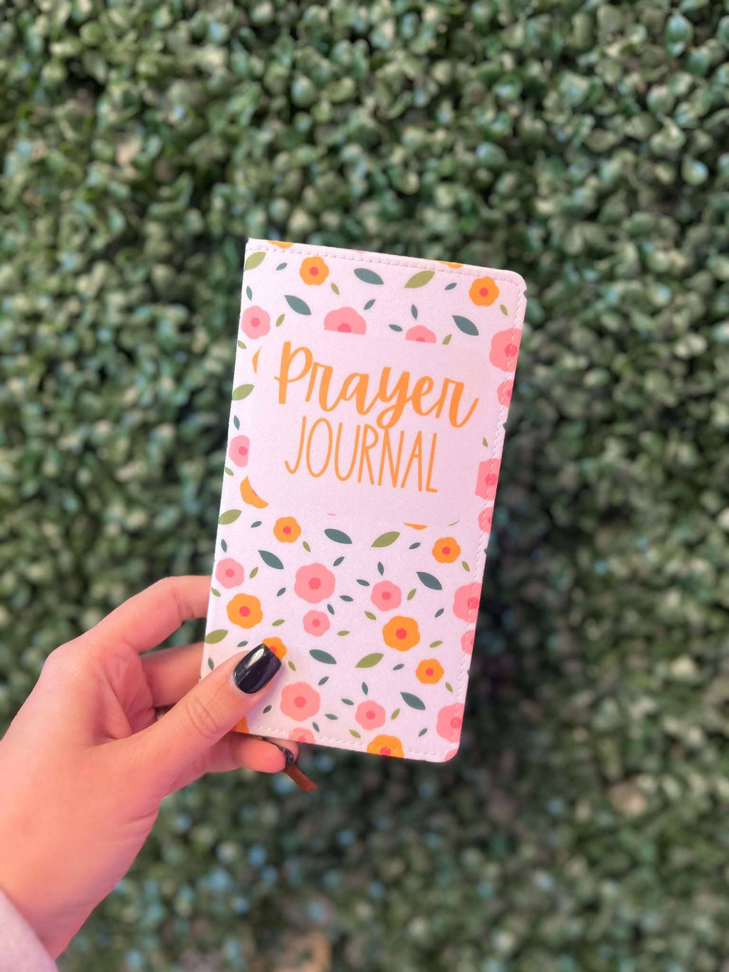 Orange Floral Prayer Journal