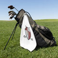 Golf Towel - Custom, 16"x24", 10" Logo Unisex , , , Long Sleeve Tee