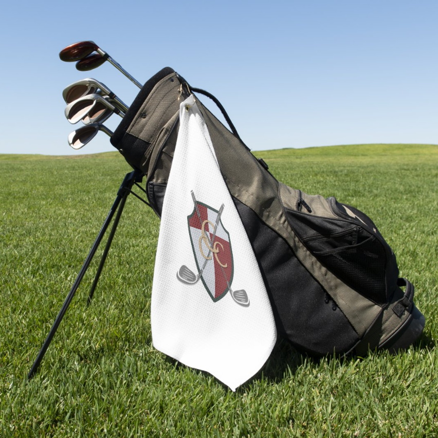 Golf Towel - Custom, 16"x24", 10" Logo Unisex , , , Long Sleeve Tee