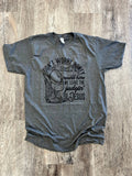 Don’T Worry Honey On Tultex Heather Charcoal Unisex , , , Long Sleeve Tee