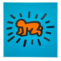 Pop Shop "Radiant Baby" Magnet, Blue Unisex , , , Long Sleeve Tee