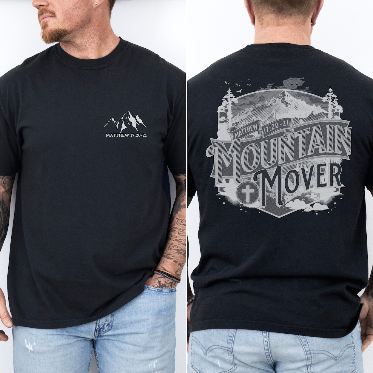 Mountain Mover Christian Graphic Tee Unisex , , , Long Sleeve Tee