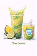 Lime Colada Dirty Sips Unisex , , , Long Sleeve Tee