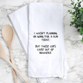 Humorous Kitchen Towel – "Unexpected Run" Unisex , , , Long Sleeve Tee
