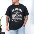 Father's Day: Be Strong Joshua 1:9 On Comfort Colors Black