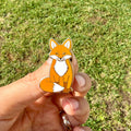 Cute Fox Enamel Pin Woodland Animal Pin, Fox Lover Gift, Nature Inspired Lapel Pin For Jacket, Backpack or Hat