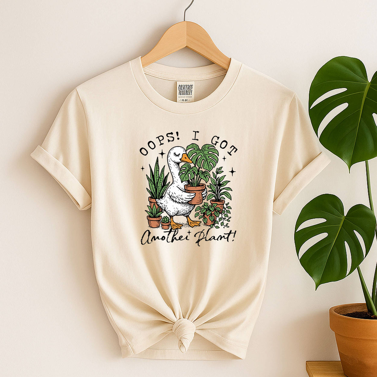 Oops I Got Another Plant Shirt Funny Goose Plant Lover Tee 2 Unisex , , , Long Sleeve Tee