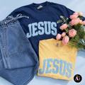 Jesus Graphic Tee, Comfort Colors | Butter Or Midnight Unisex , , , Long Sleeve Tee