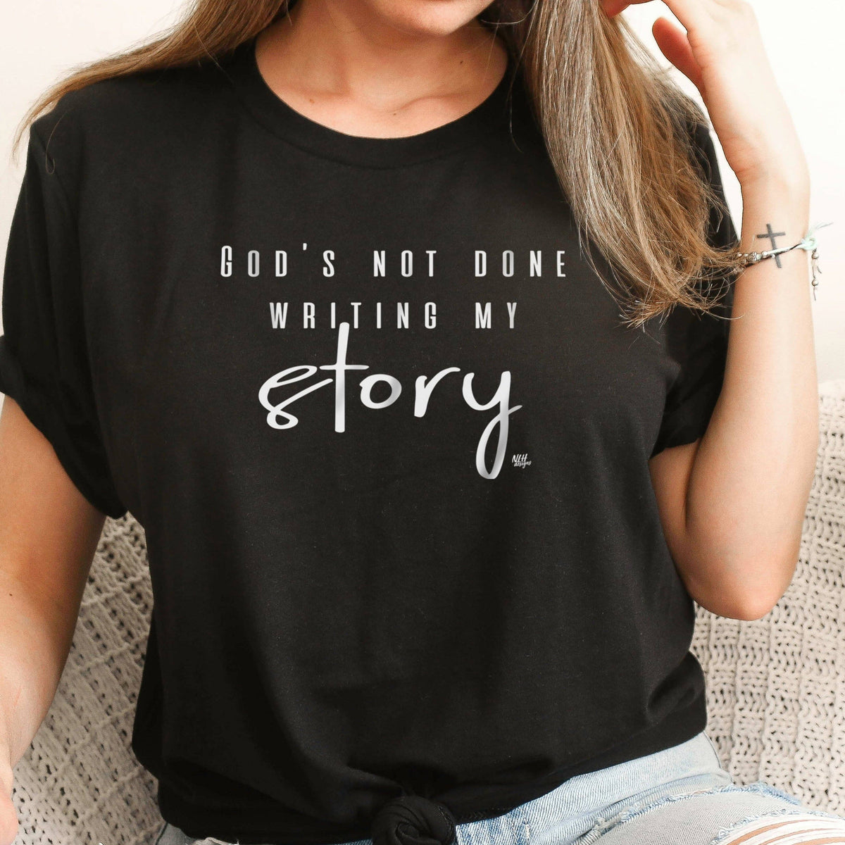 God's Not Done Writing My Story Short Sleeve Unisex , , , Long Sleeve Tee
