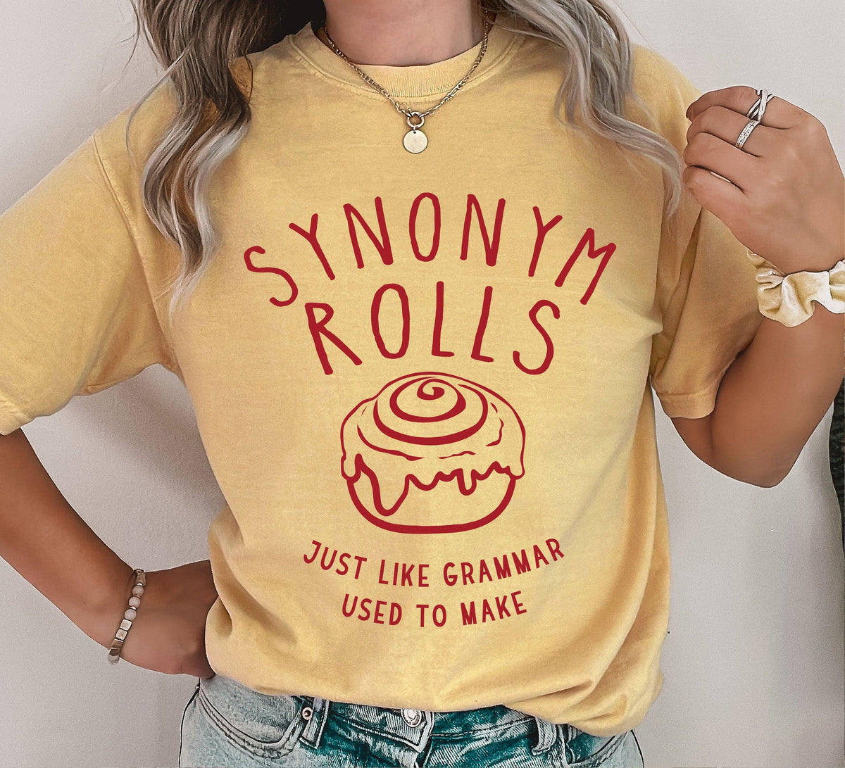 Synonym Rolls Funny Teacher Rd Unisex , , , Long Sleeve Tee
