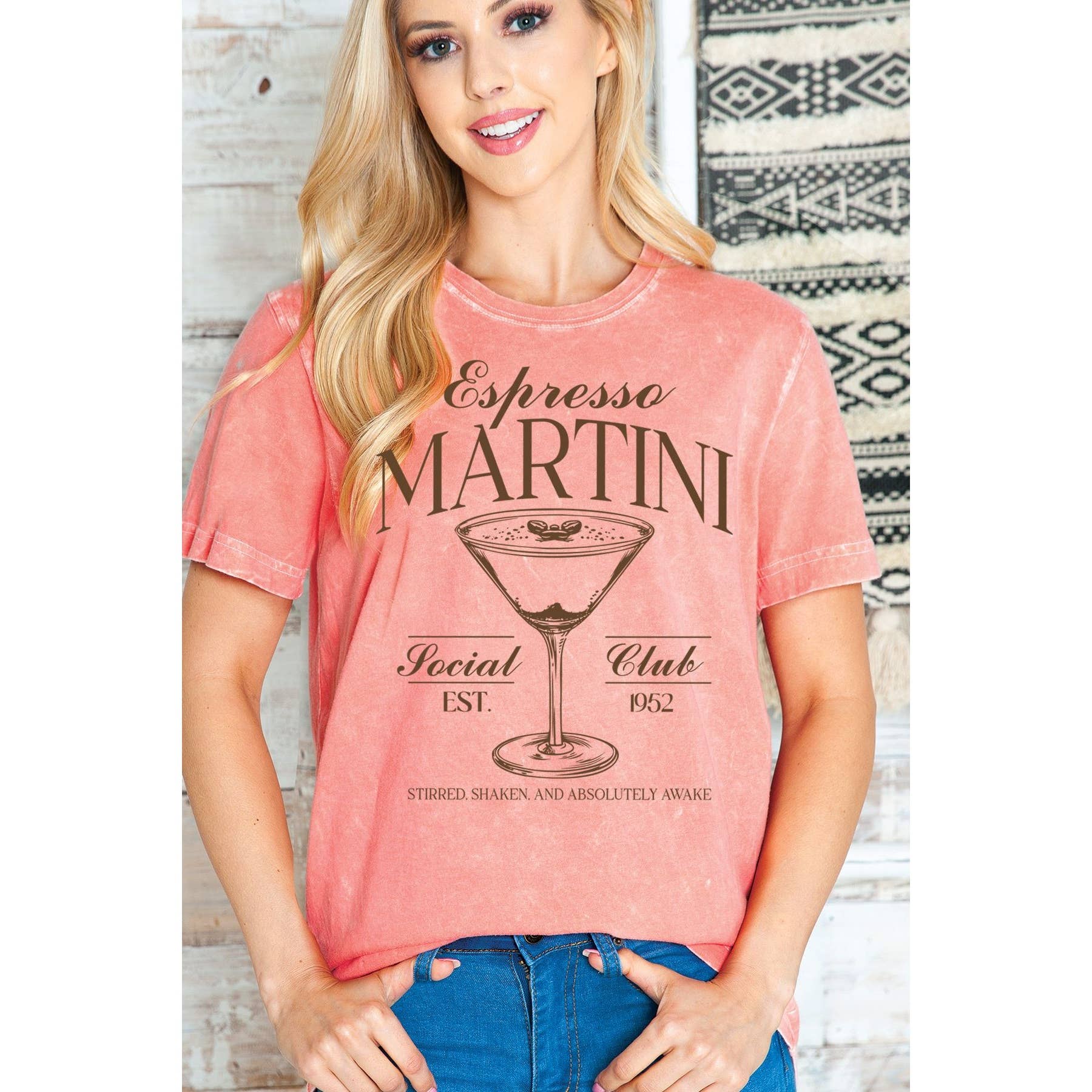 Espresso Martini - Mineral Wash T Unisex , , , Long Sleeve Tee