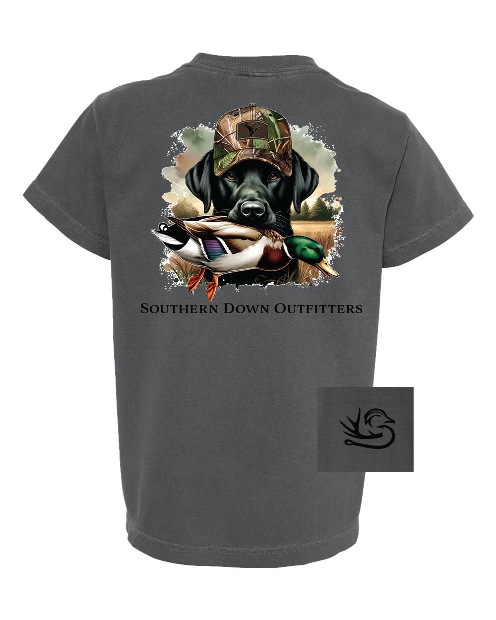 Duck Hat Dog Youth Tee Unisex , , , Long Sleeve Tee