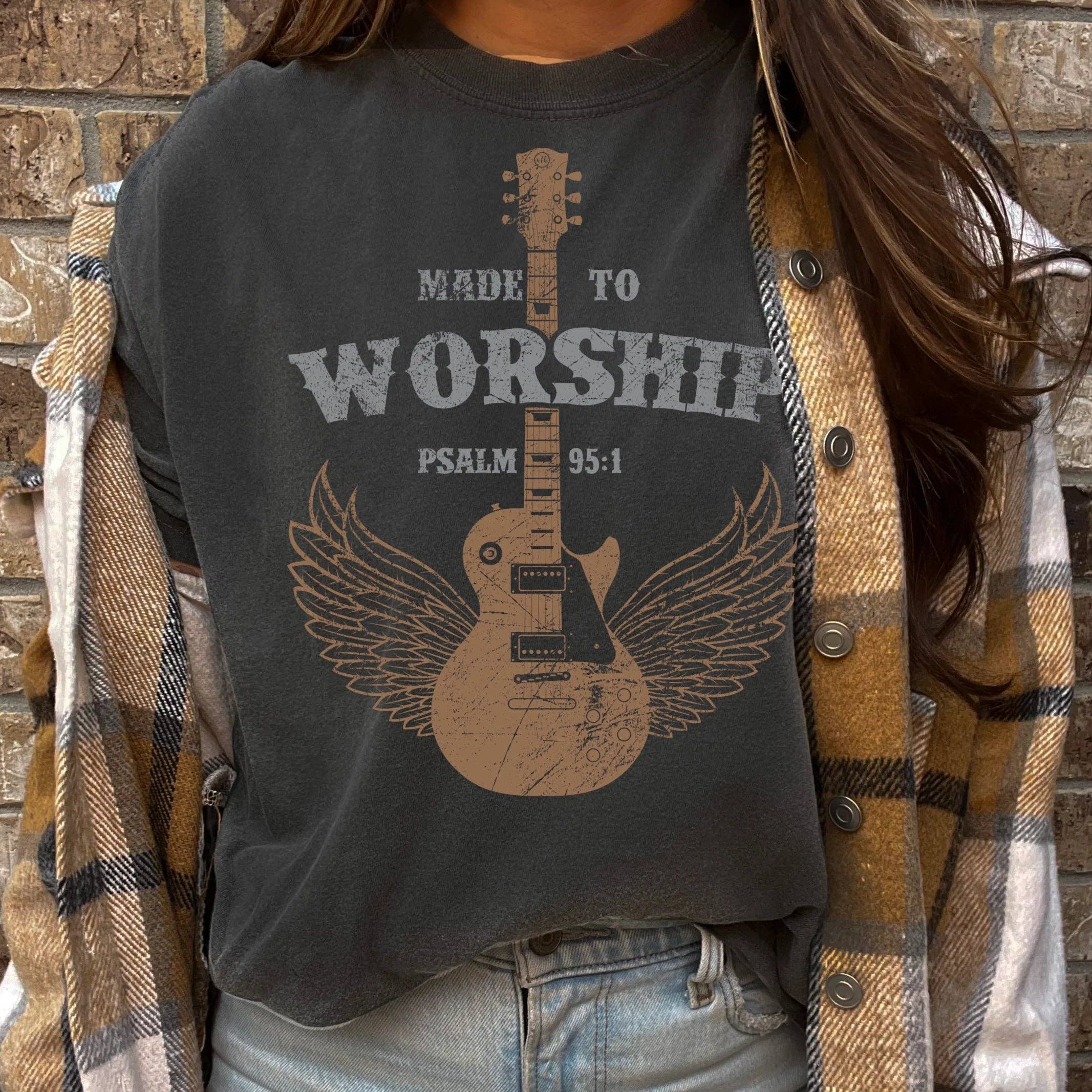 Made To Worship Graphite Unisex , , , Long Sleeve Tee