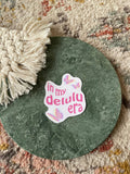 In My Delulu Era Die-Cut Sticker Unisex , , , Long Sleeve Tee