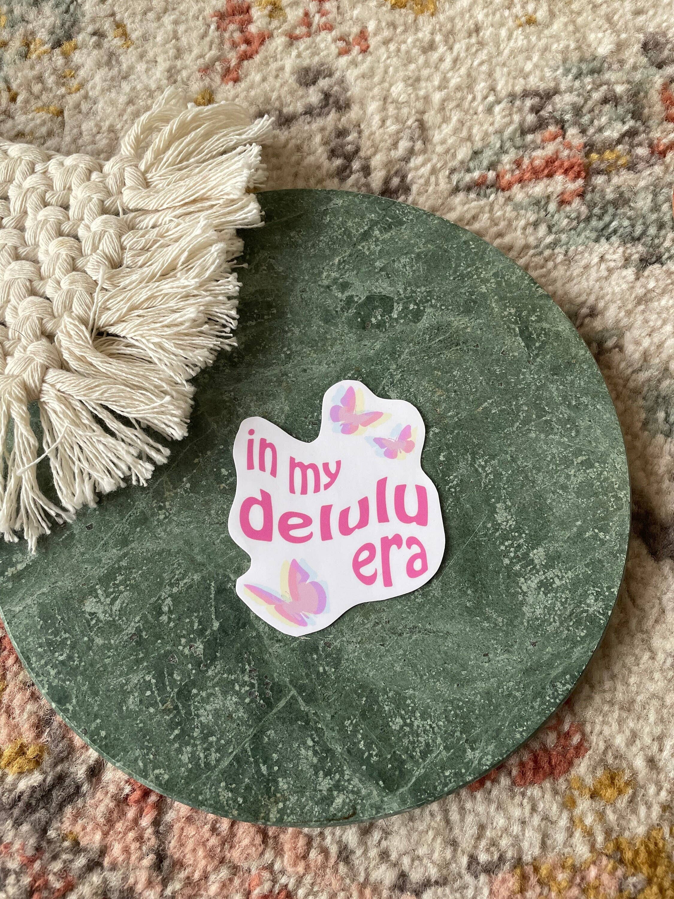 In My Delulu Era Die-Cut Sticker Unisex , , , Long Sleeve Tee
