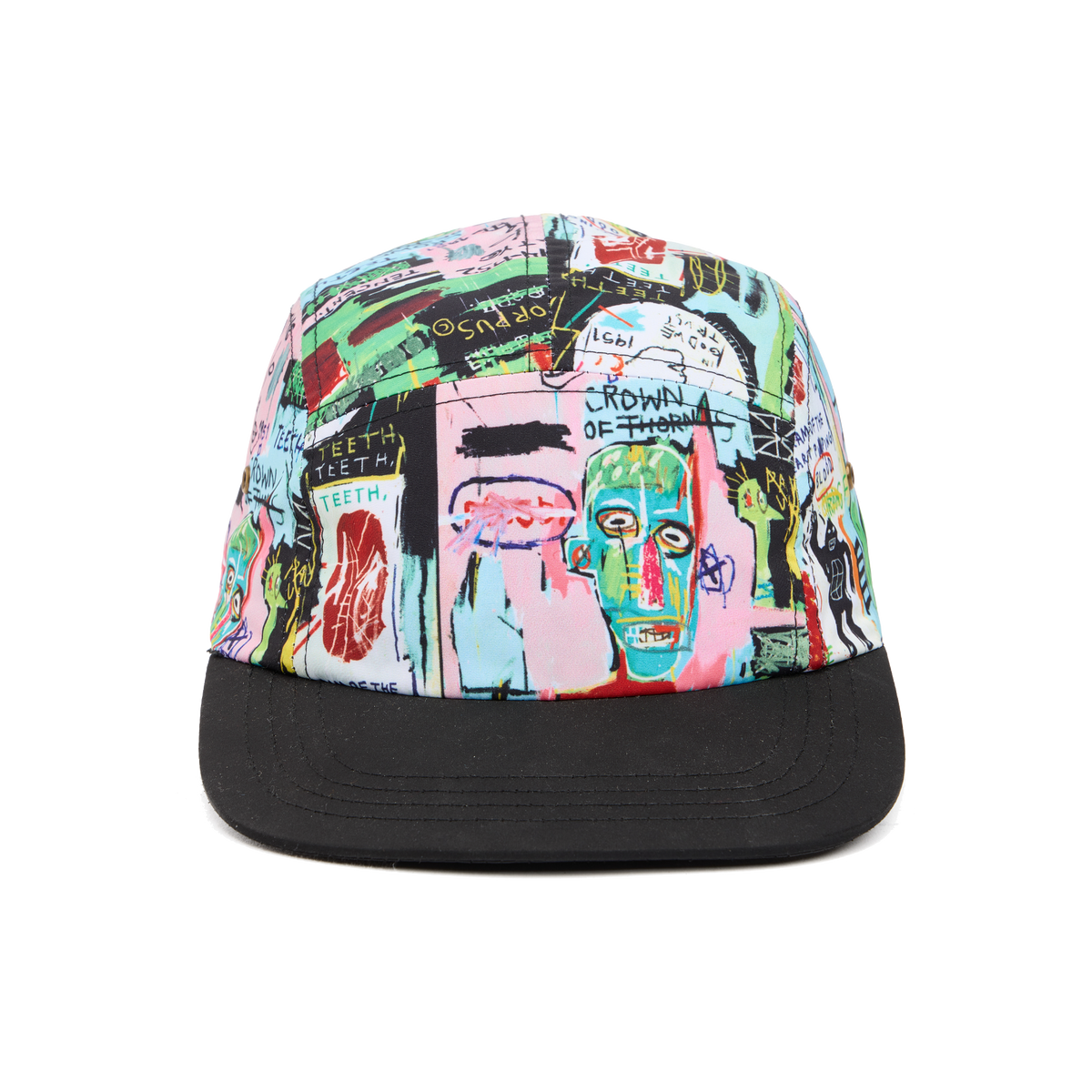 Jean-Michel Basquiat "in Italian" All-Over Print Cap Unisex , , , Long Sleeve Tee
