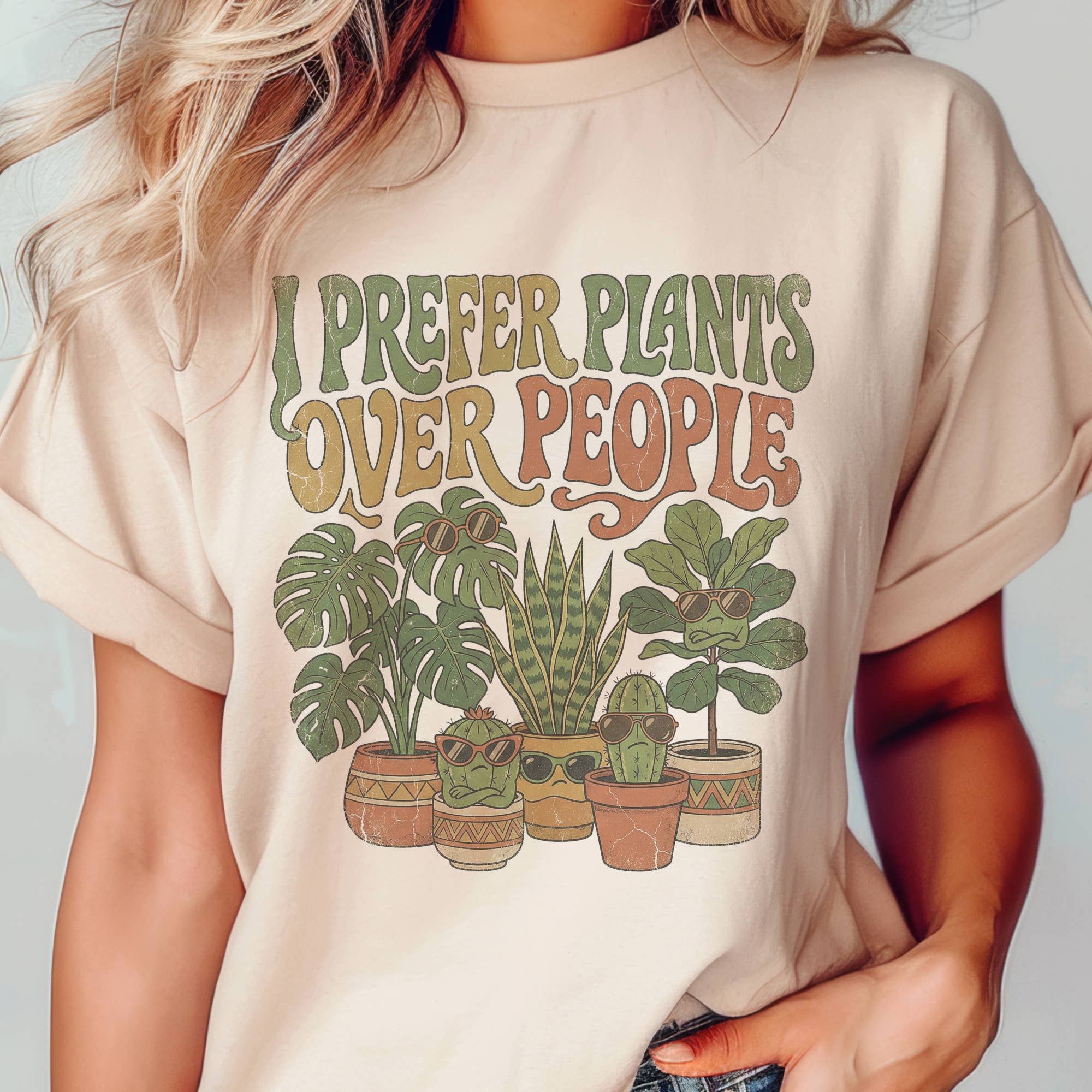 Plant Lover Garden Center Gardening Florist Gift Graphic Tee Unisex , , , Long Sleeve Tee