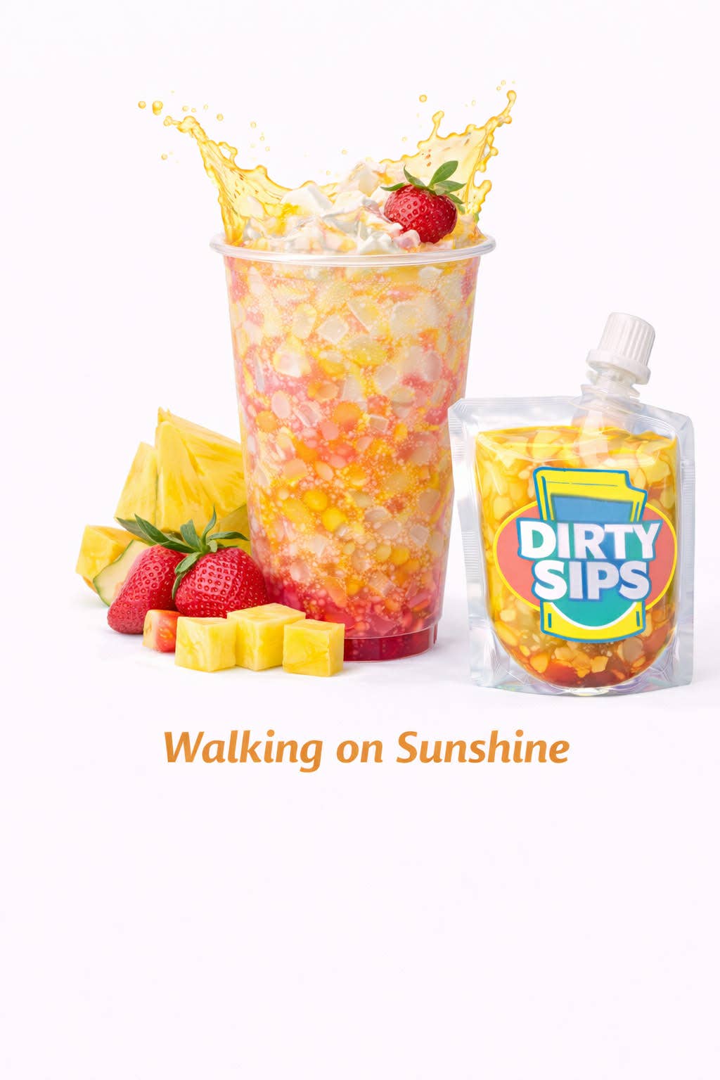 Walking On Sunshine Dirty Sips Unisex , , , Long Sleeve Tee