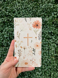 Floral Cross Journal Unisex , , , Long Sleeve Tee