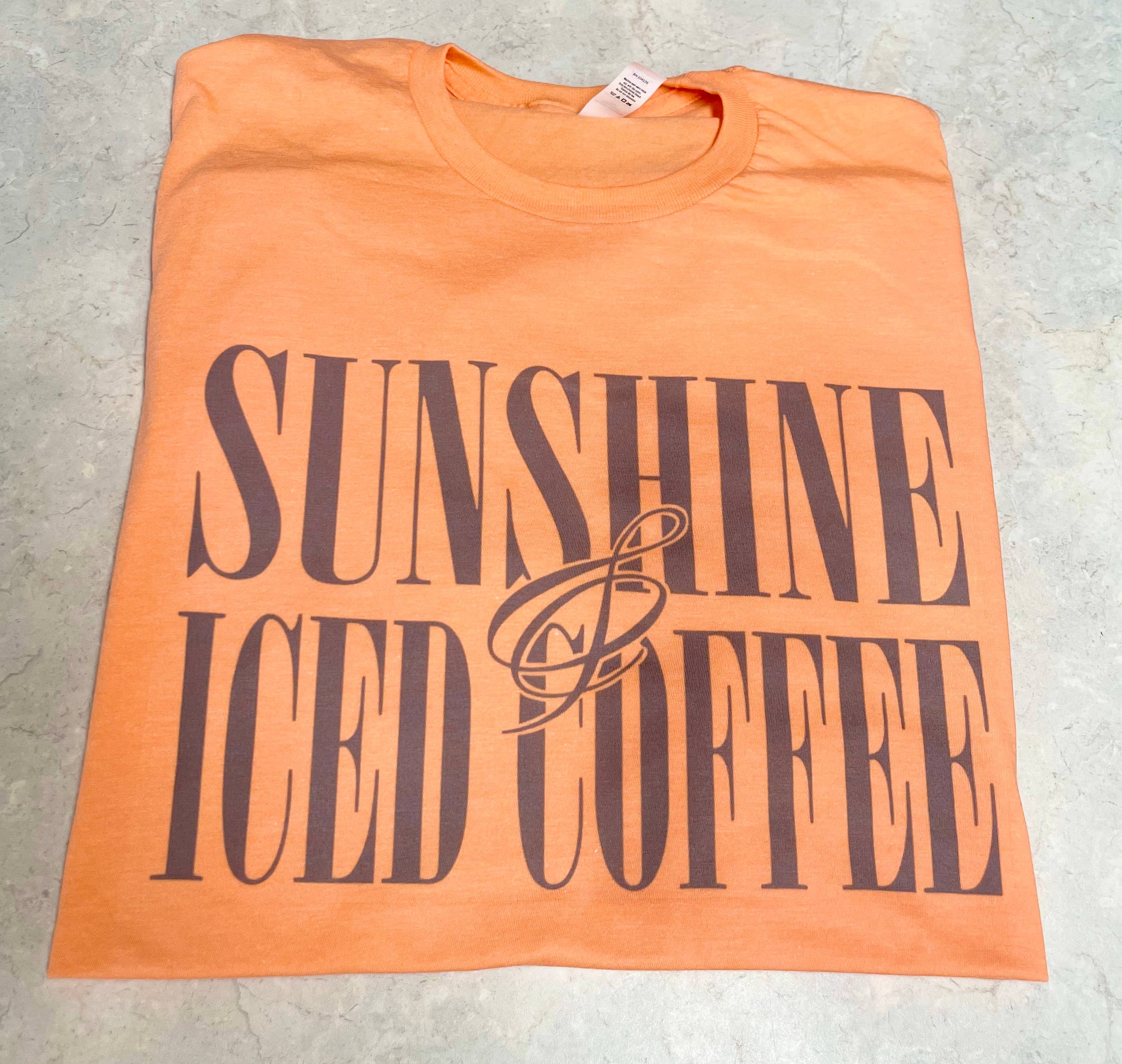 Sunshine and Iced Coffee Unisex , , , Long Sleeve Tee