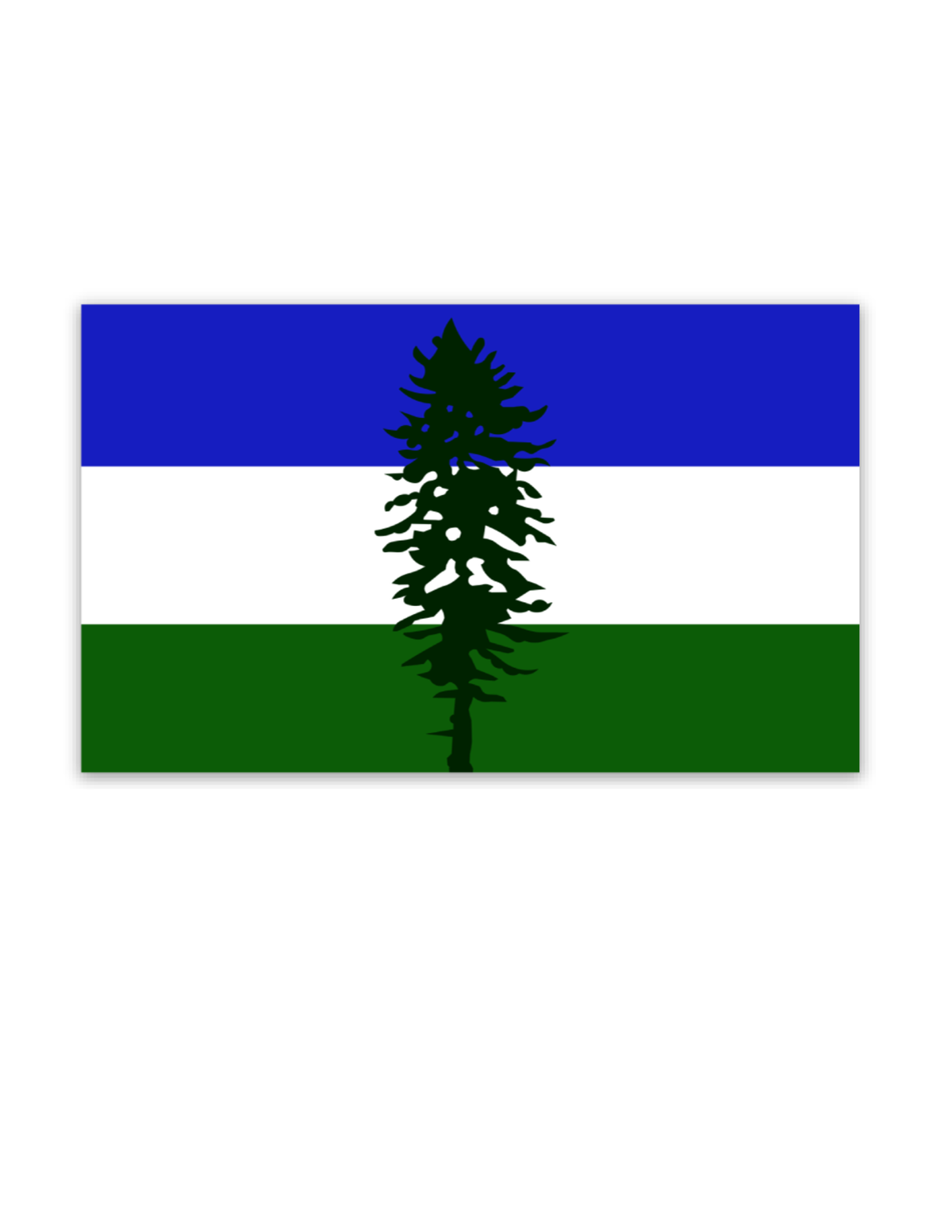 Cascadia Sticker Unisex , , , Long Sleeve Tee