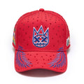 Cult X Topson Trucker Hat in Red Unisex , , , Long Sleeve Tee