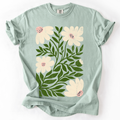 White Wildflower Botanical, Vintage Boho, Nature Unisex , , , Long Sleeve Tee