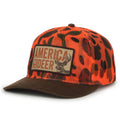 America We Grow Deer Hat-Blaze Camo/Brown Unisex , , , Long Sleeve Tee