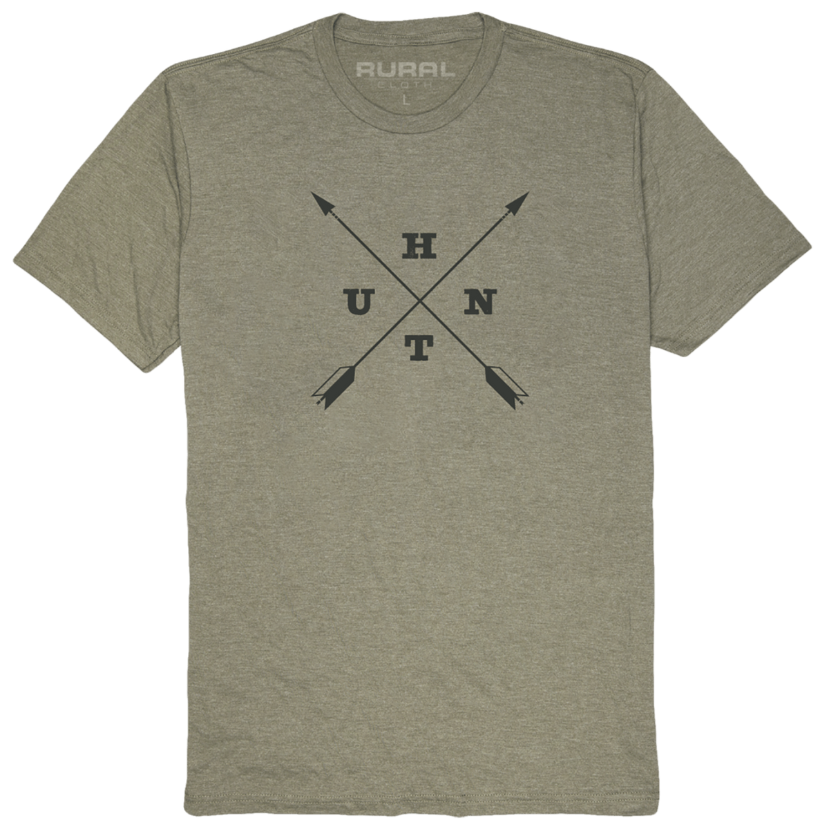 Hunt Tee-Military Green Frost Unisex , , , Long Sleeve Tee