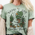 Plant Lover Duck Oops I Got A Plant Florist Graphic Tee Top Unisex , , , Long Sleeve Tee