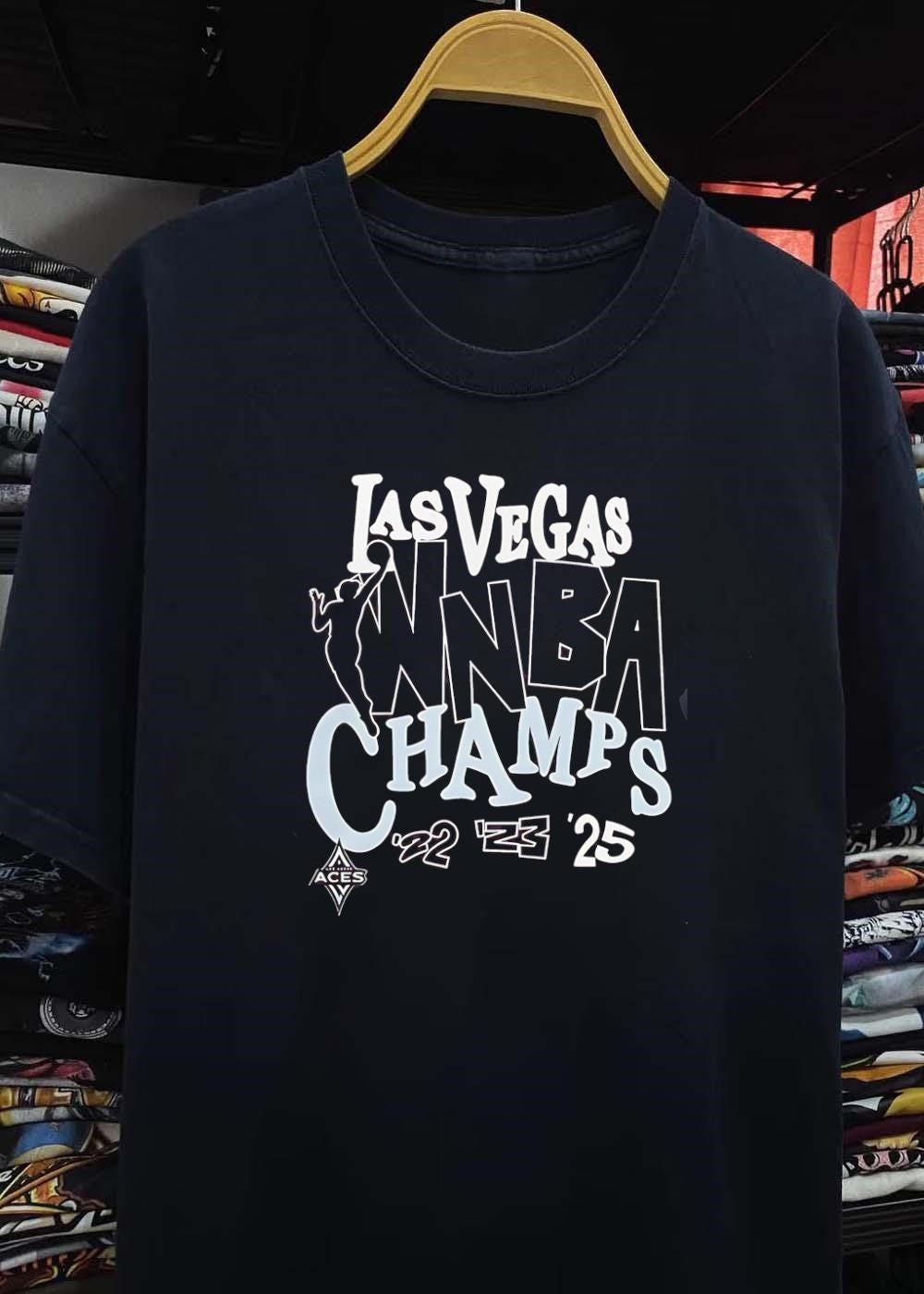 Aces ‘ Las Vegas WNBA Champs 22 23 25 Basketball shirt