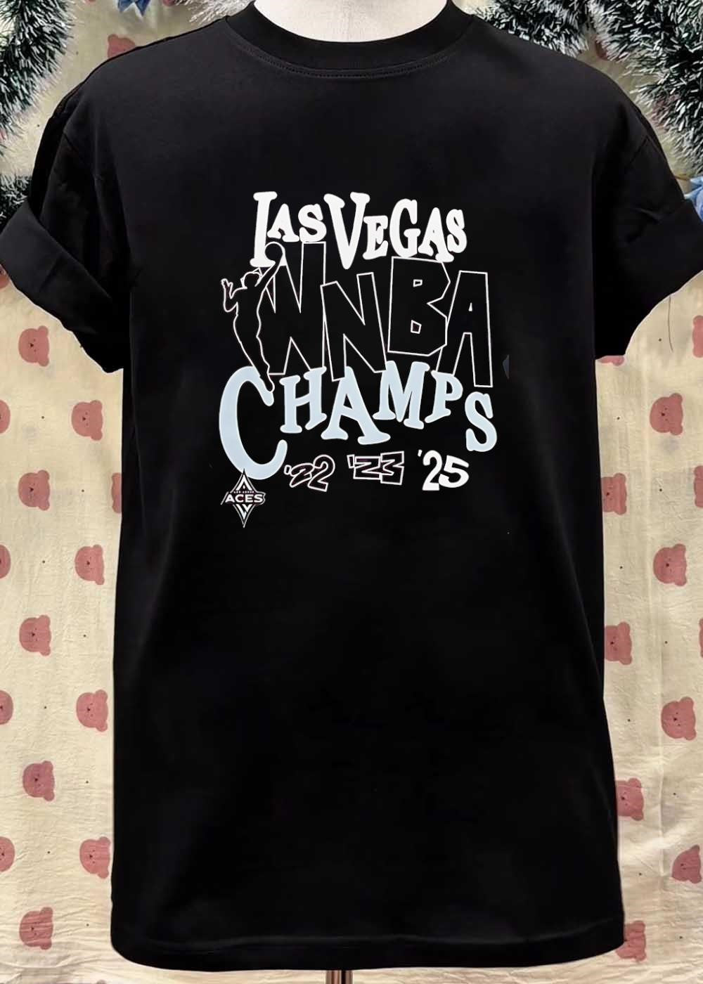 Aces ‘ Las Vegas WNBA Champs 22 23 25 Basketball shirt