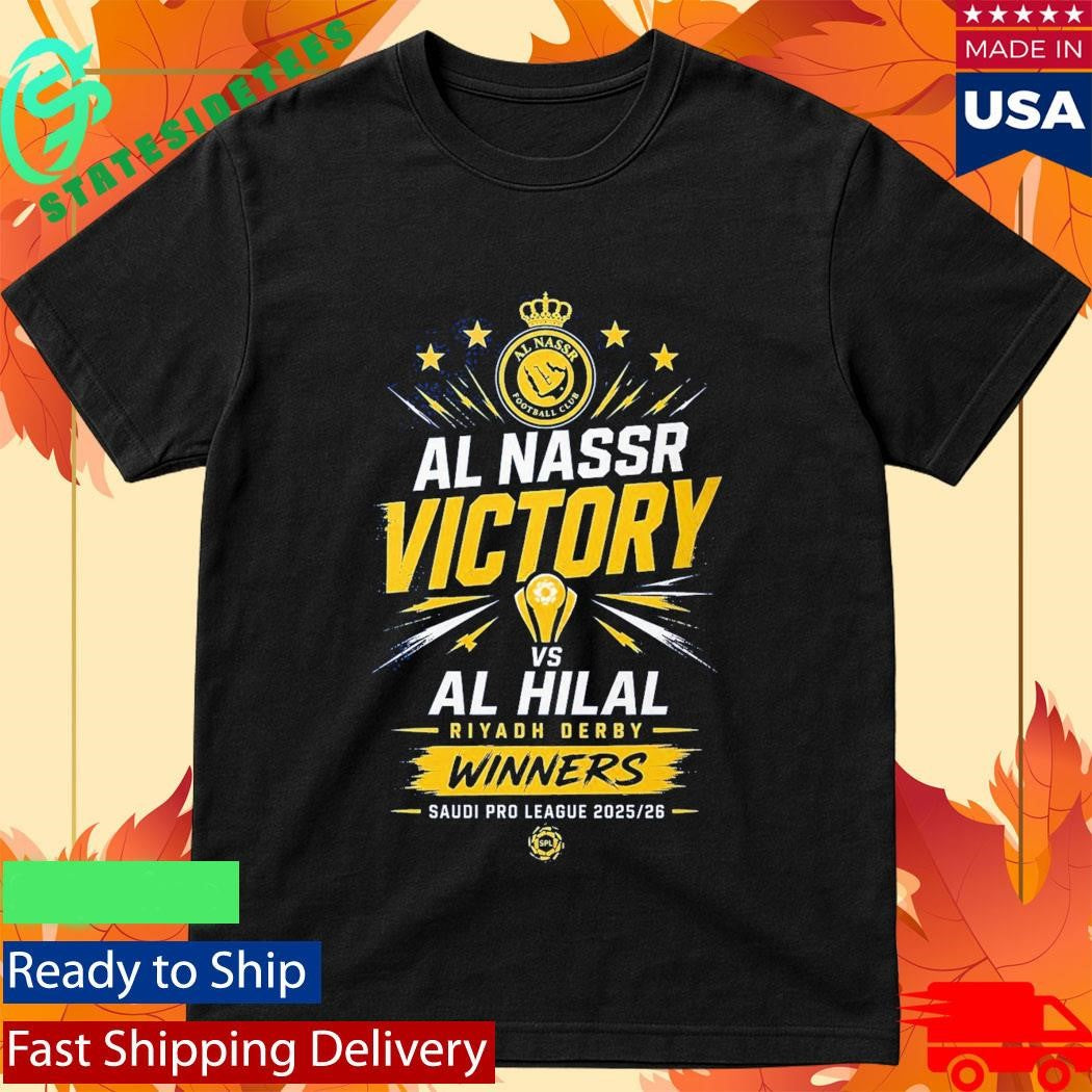 Al Nassr Victory Shirt 2026 Saudi Pro League Riyadh Derby Winners Shirt