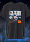 All-Rookie Team 1st Overall Draft Pick Macklin Celebrini Center NHLPA #71 T-Shirt