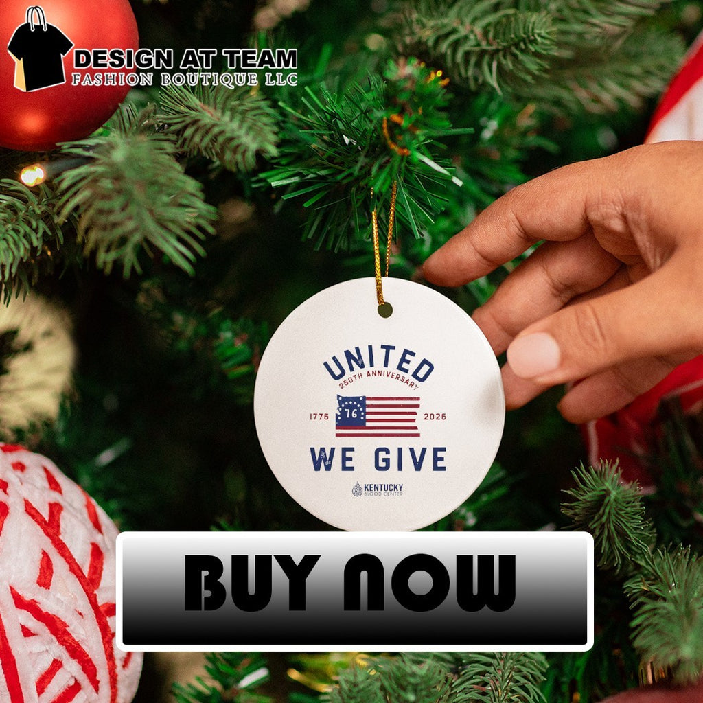 American flag United 250th Anniversary 1776 76 2026 We Give Kentucky Blood Center shirt