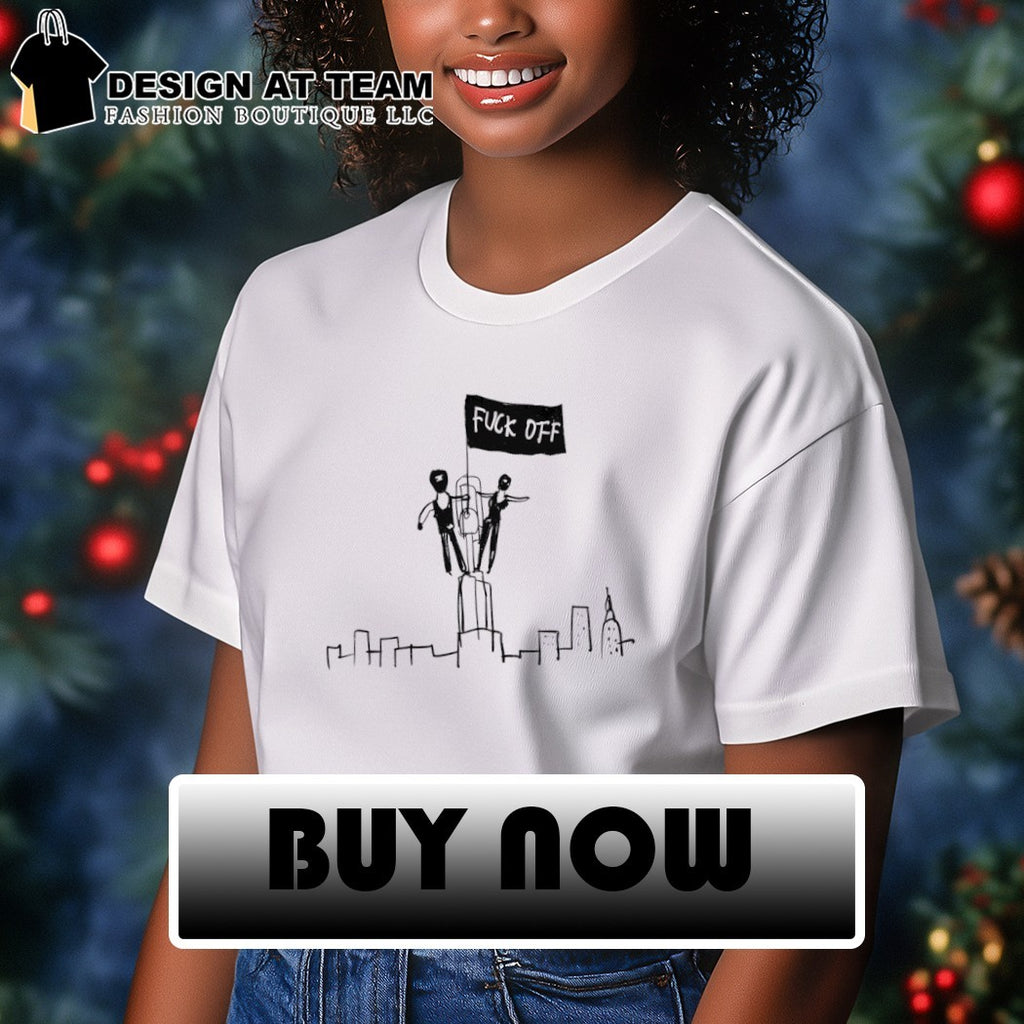 Angela Nikolau and Ivan Beerkus Empire State Building Fuck Off 2026 shirt
