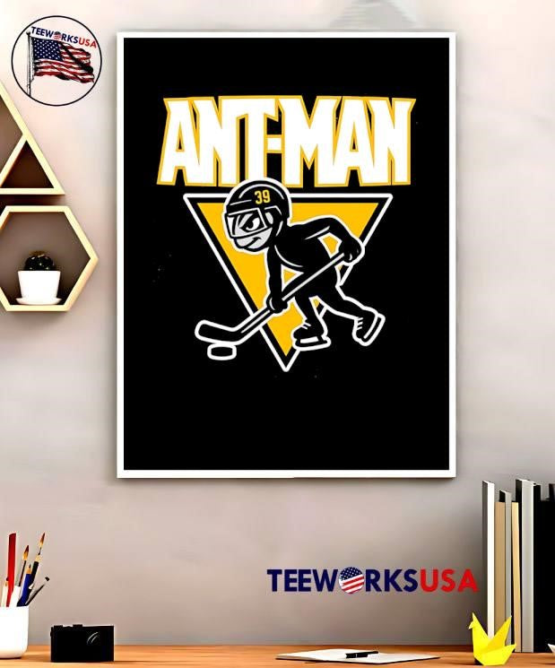 Ant-Man Pittsburgh Penguins Hockey Player Number 39 Sports shirt