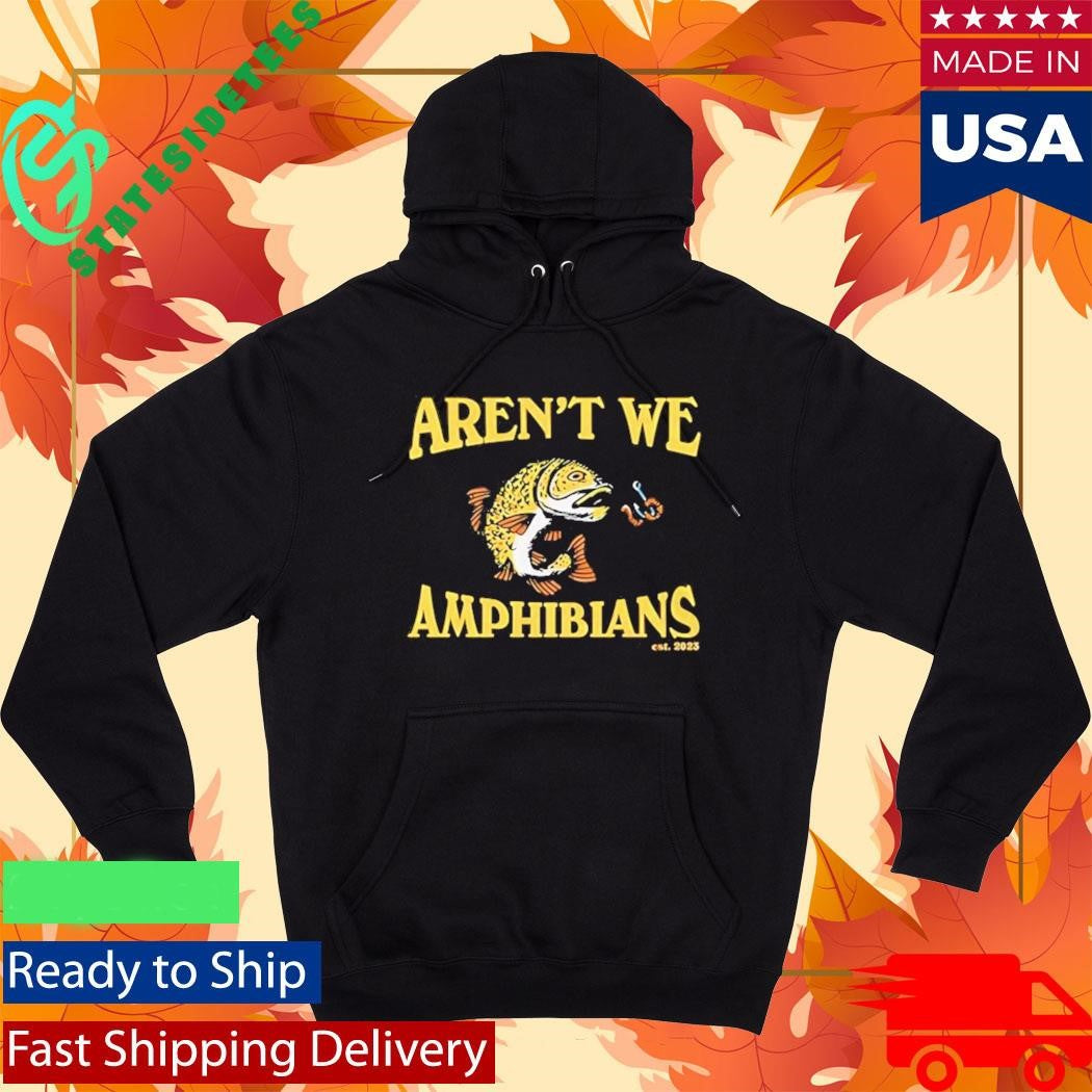 Aren’t We Amphibians Fishing Maroon Shirt