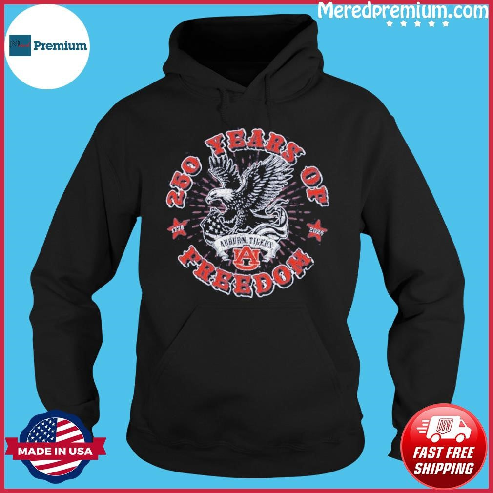 Auburn Tigers American 250 Years of Freedom 1776-2026 T-Shirt