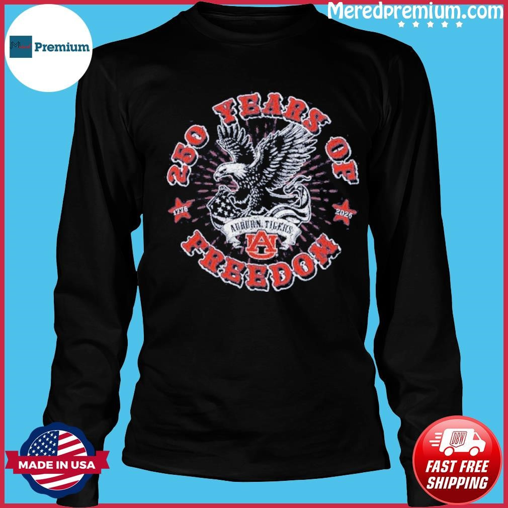 Auburn Tigers American 250 Years of Freedom 1776-2026 T-Shirt