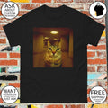 Backrooms weirdcore cat meme shirt