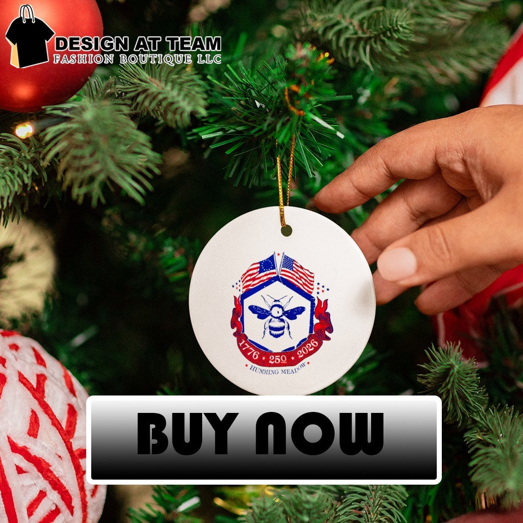 Bee Humming Meadow America 250th Patriotic 1776 2026 shirt