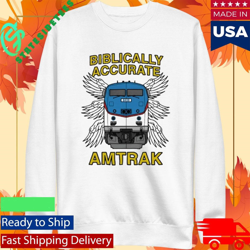 Biblically Accurate Amtrak Train Shirt