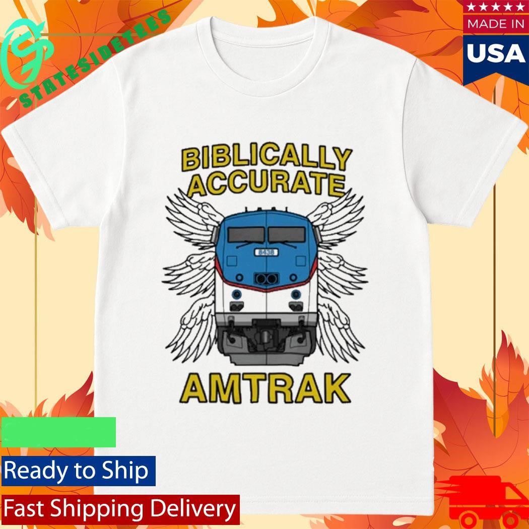 Biblically Accurate Amtrak Train Shirt
