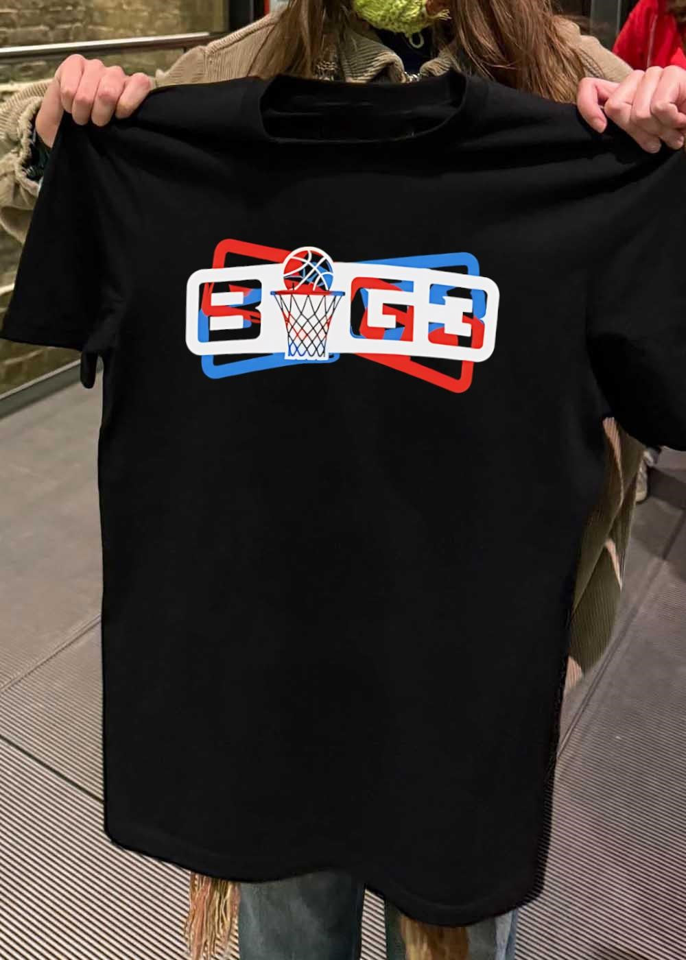 Big3 Basketball Logo Basketball Shirt